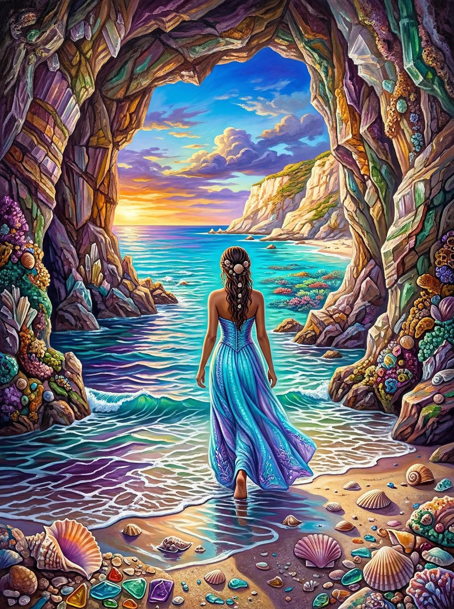 Cave Seaside Escape (120 Colours)
