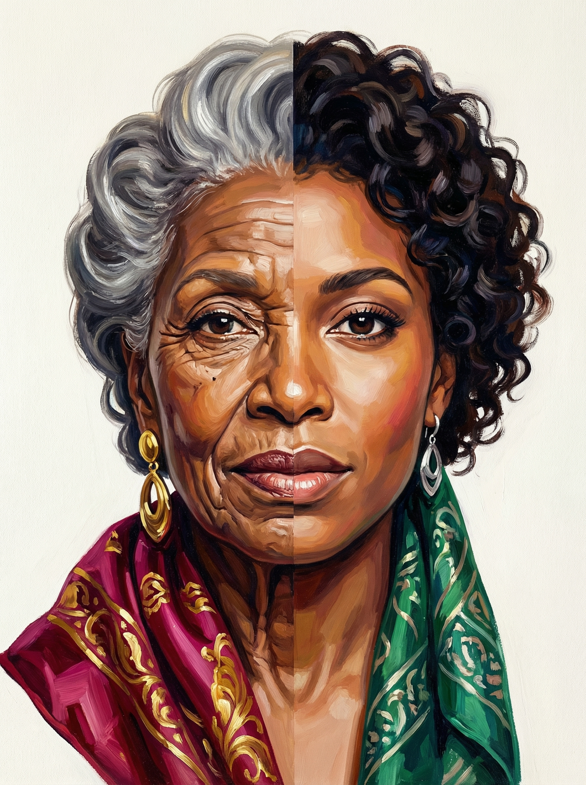 Colorful Wrap Portrait (120 Colours)
