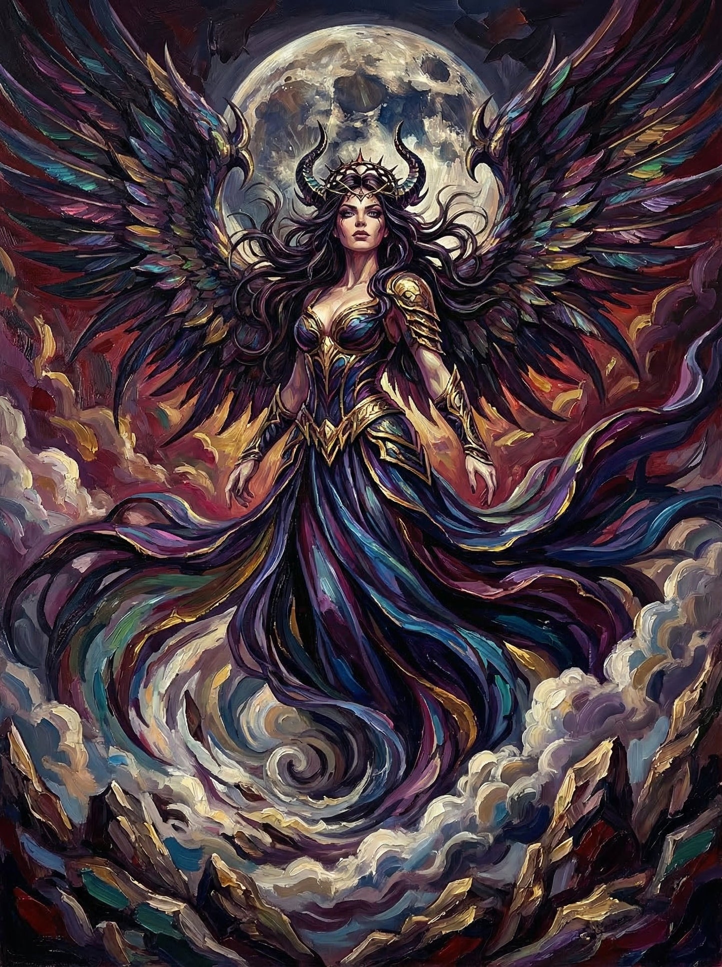 Dark Mystical Demon Goddess (120 Colours)