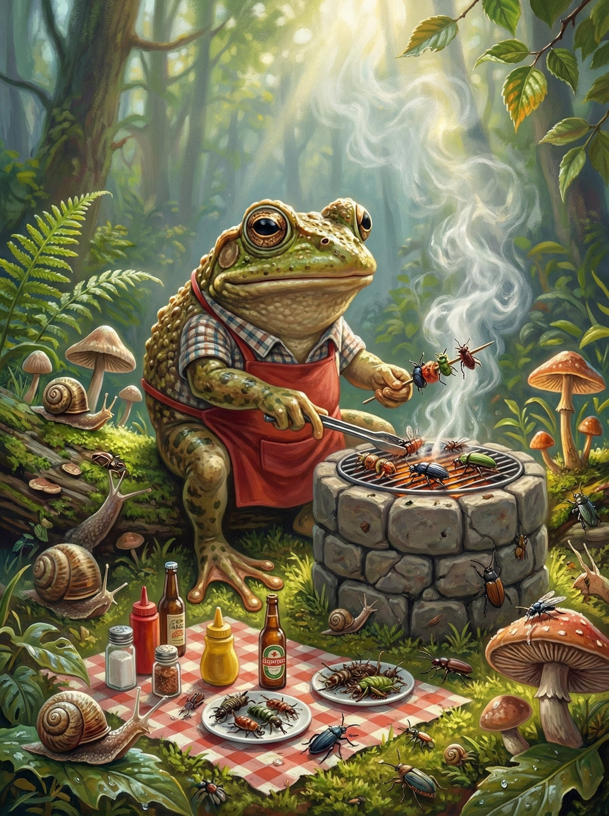 Forest Frog Barbecue (80 Colours)