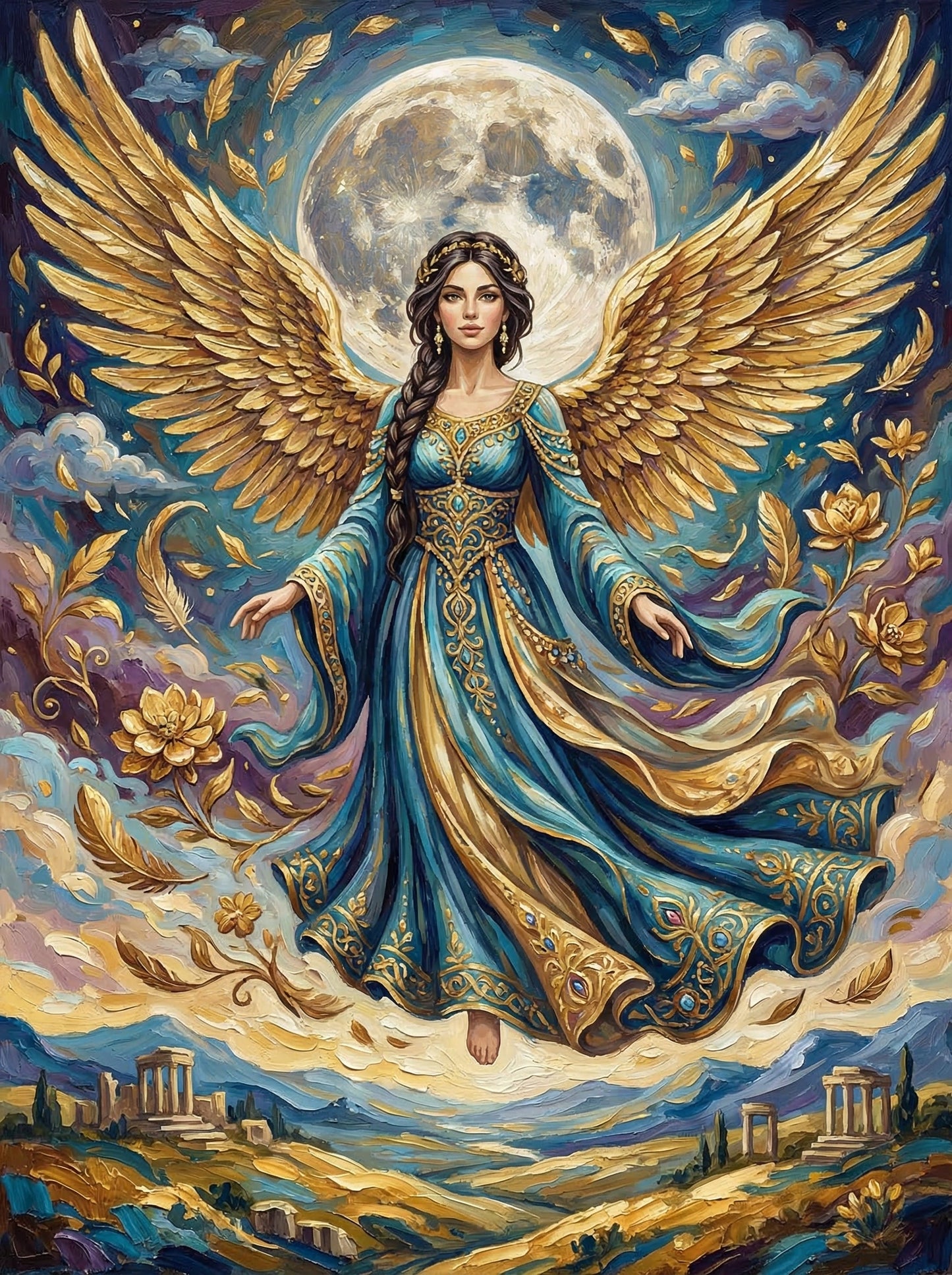 Heavenly Angel With Moonlight (120 Colours)