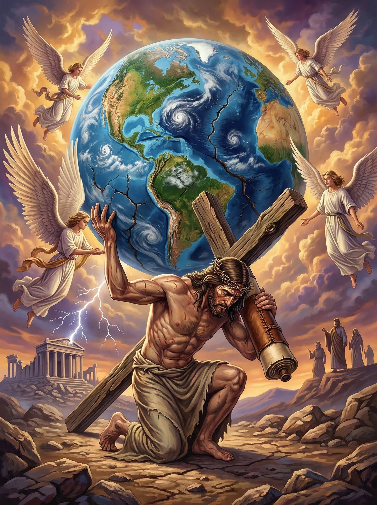 Jesus Carrying the World (120 Colours)