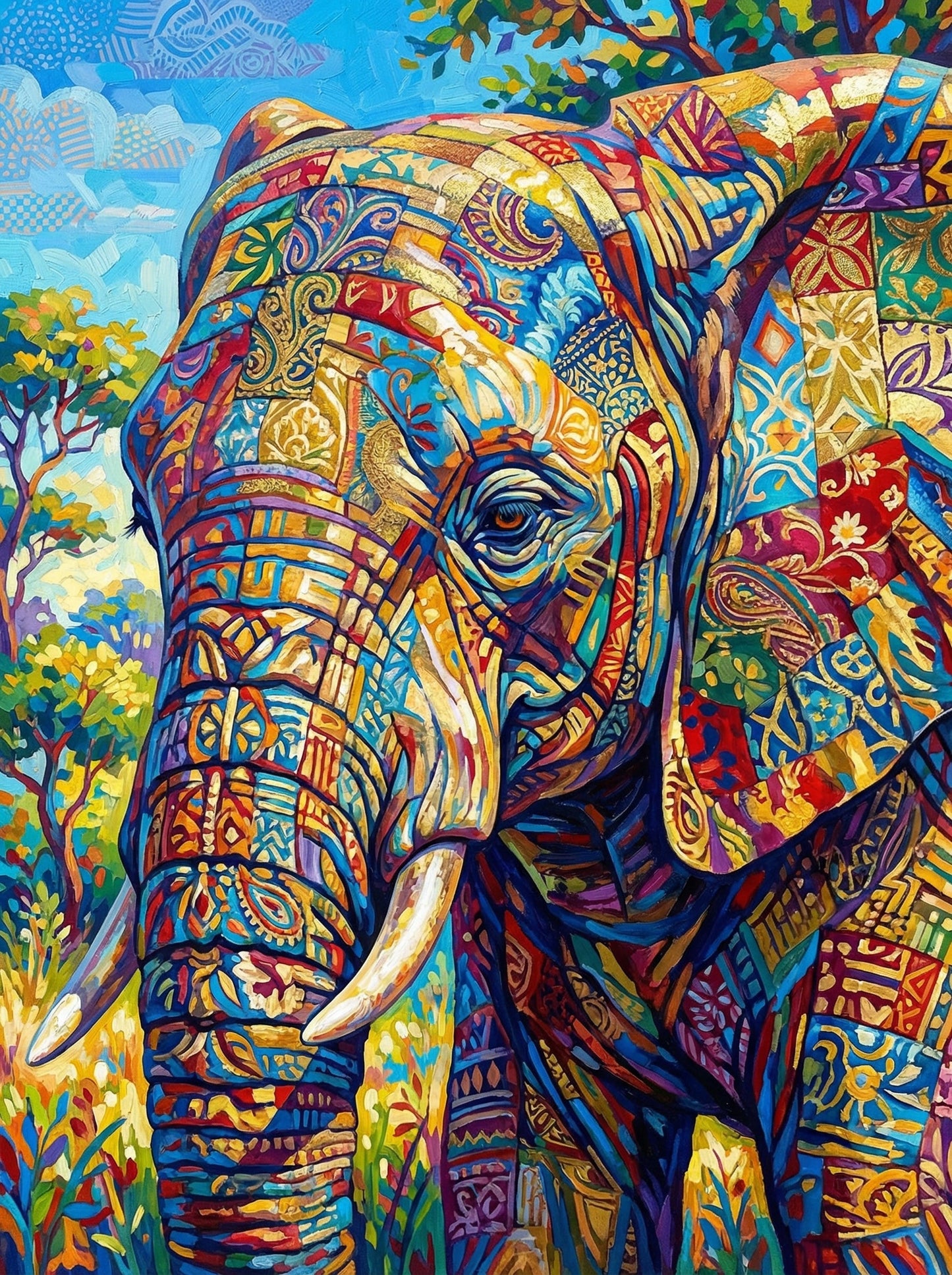 Patchwork Tusker Spirit (80 Colours)