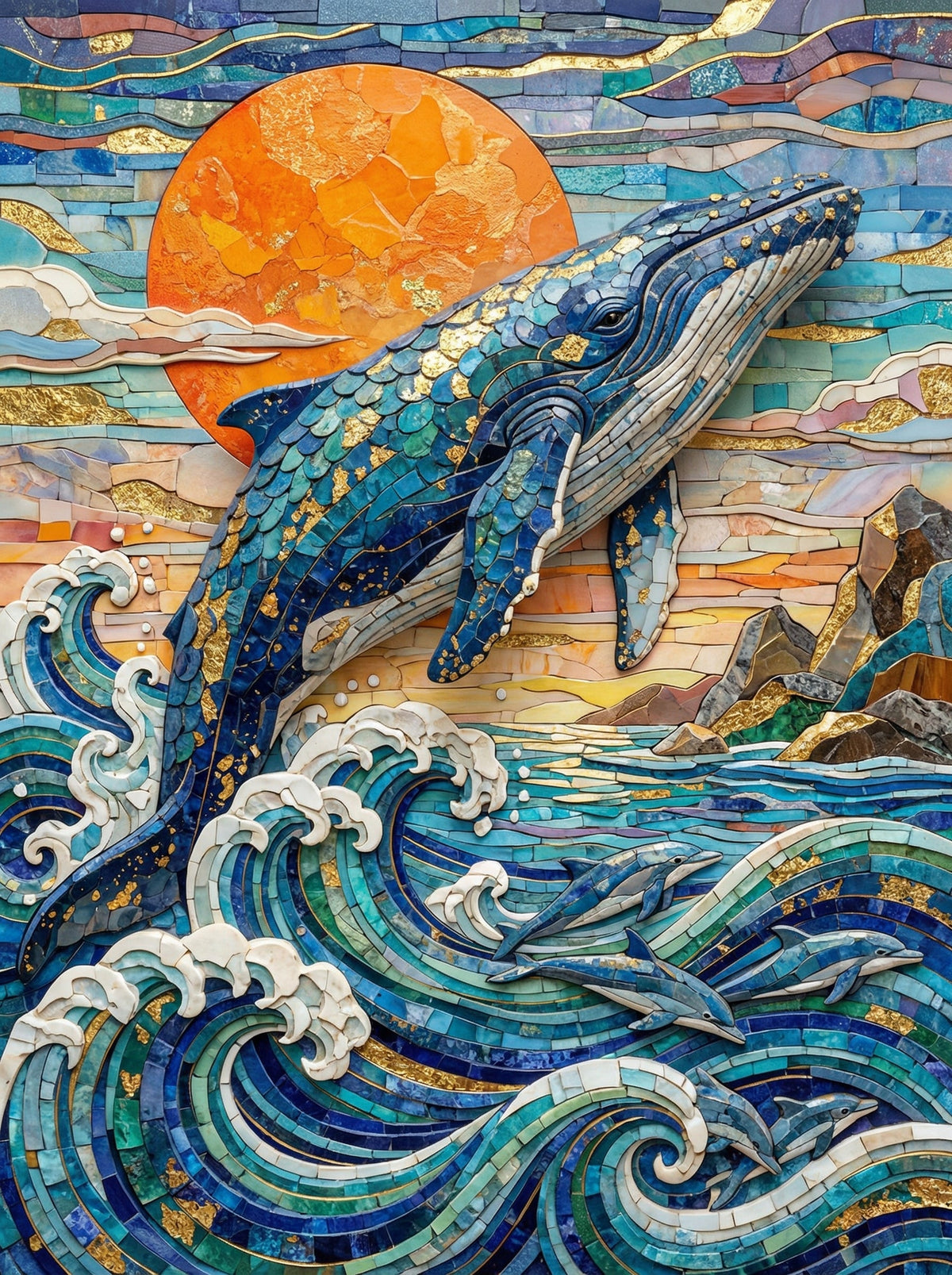 Golden Tide Mosaic (80 Colours)