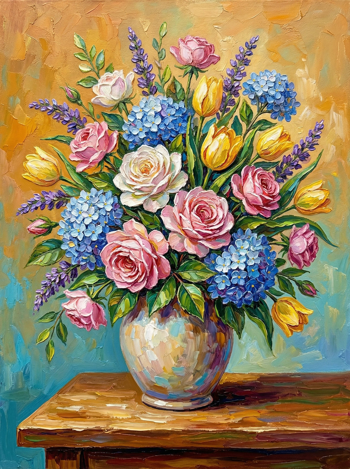 Rose Hydrangea Symphony (80 Colours)