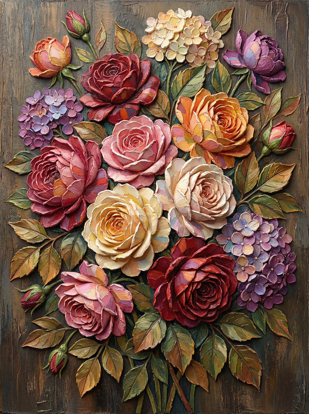 Antique Rose Harmony (120 Colours)