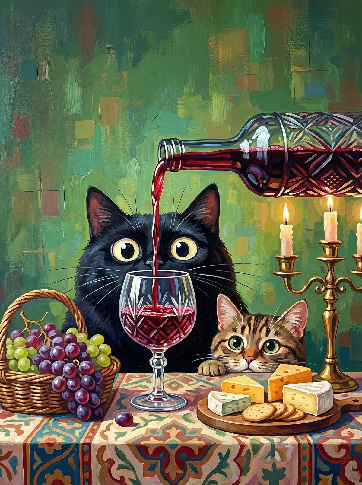 Wine & Whiskers Night (80 Colours)