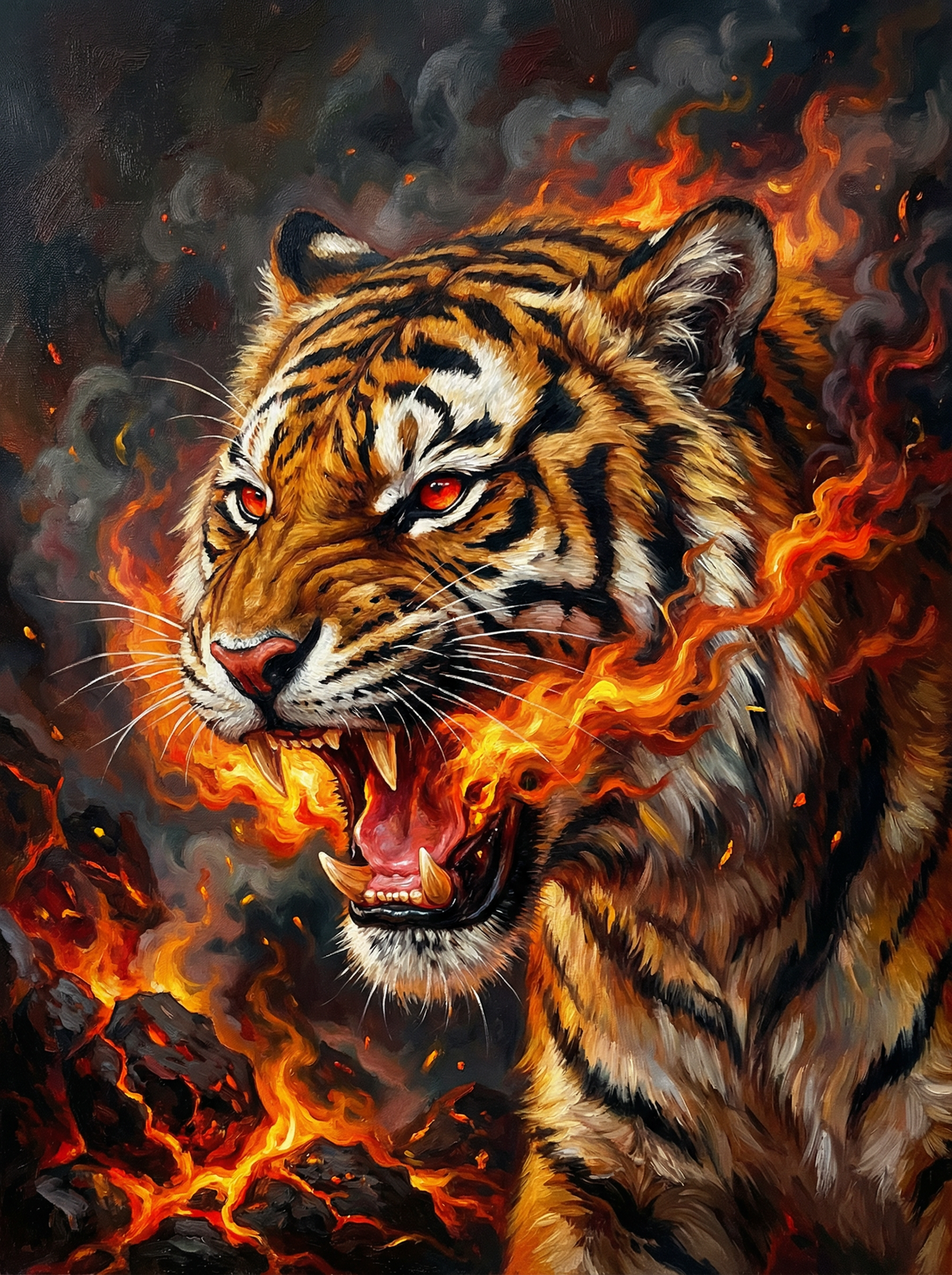 Inferno Tiger Flame Roar (80 Colours)