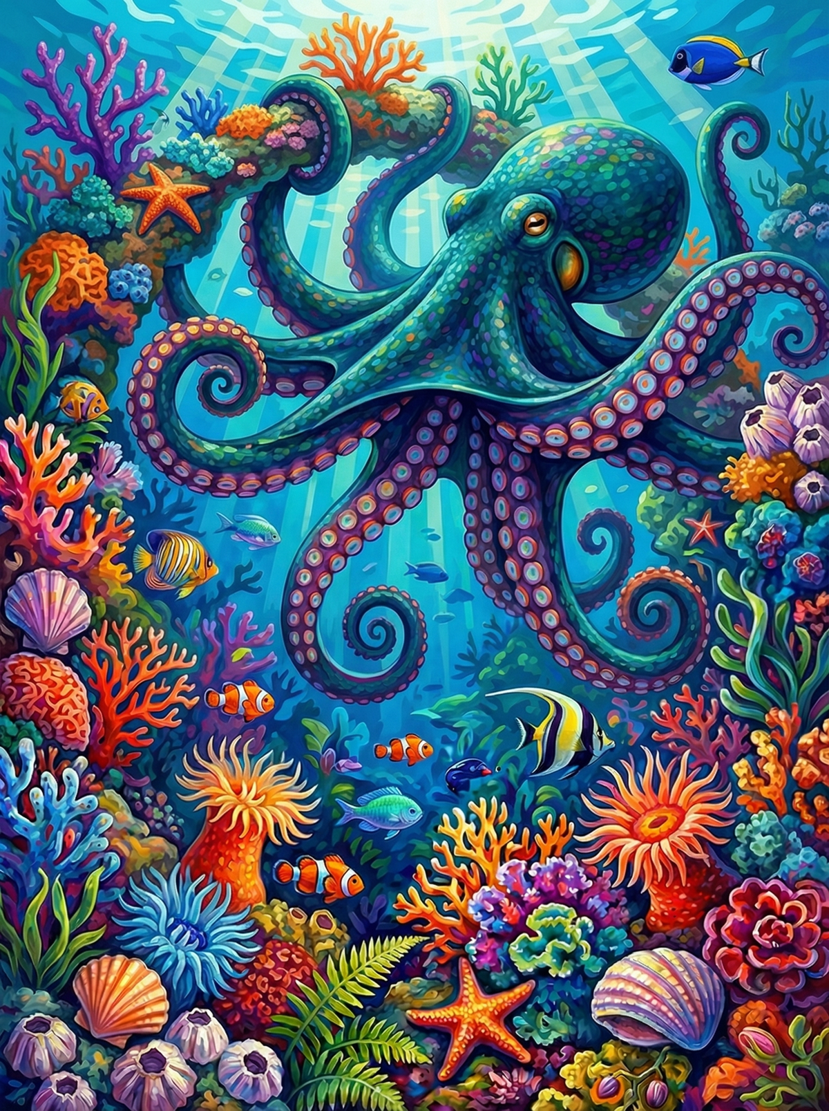 Magical Ocean Octopus (80 Colours)