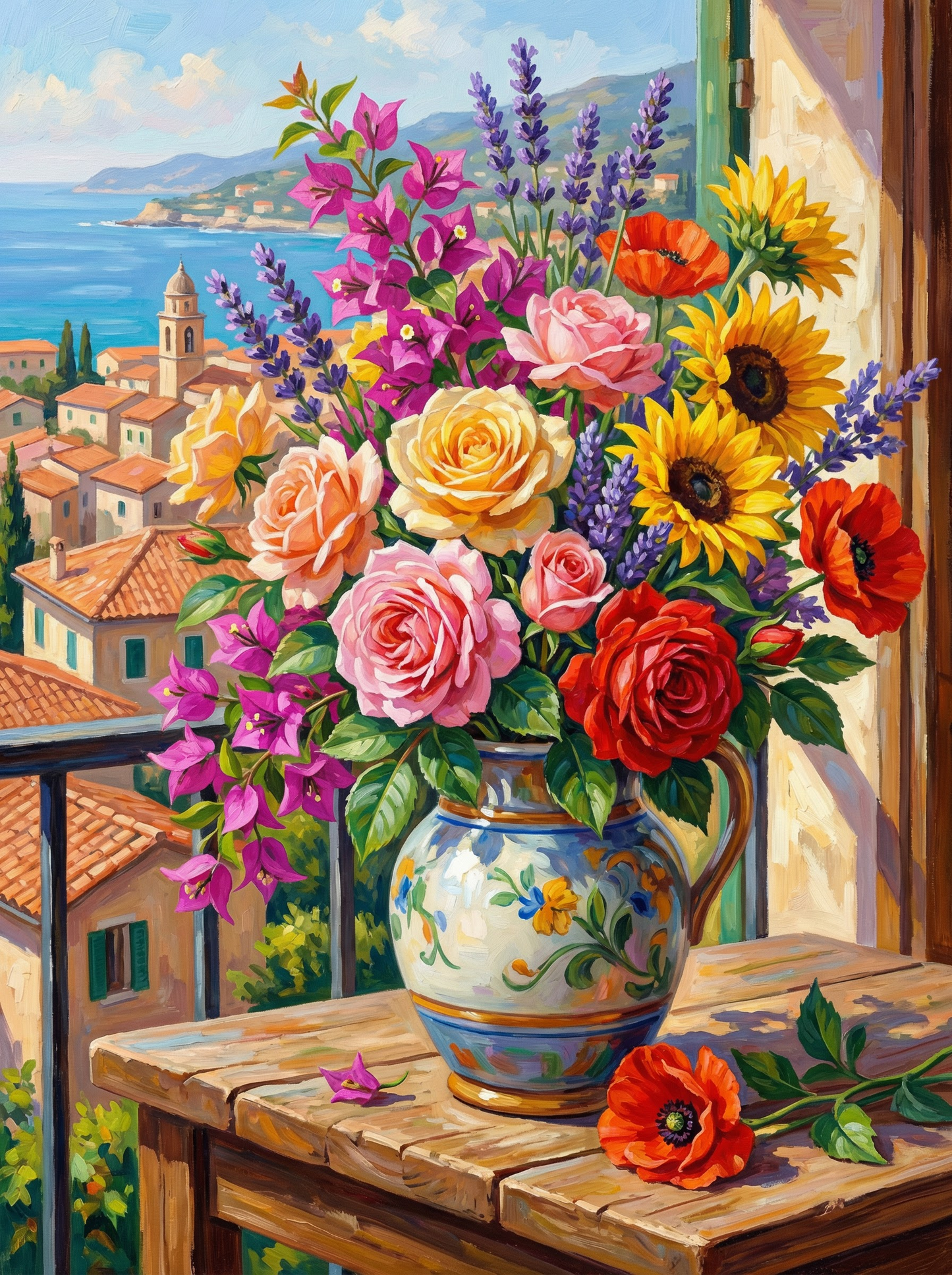 Mediterranean Coastal Blooms (120 Colours)