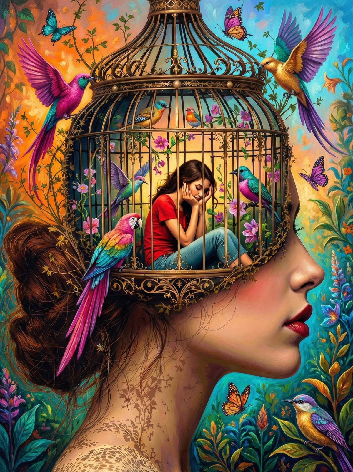 Mind In Birdcage (80 Colours)
