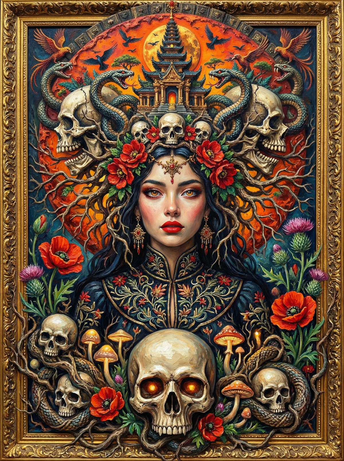 Mystical Skull Crown (120 Colours)