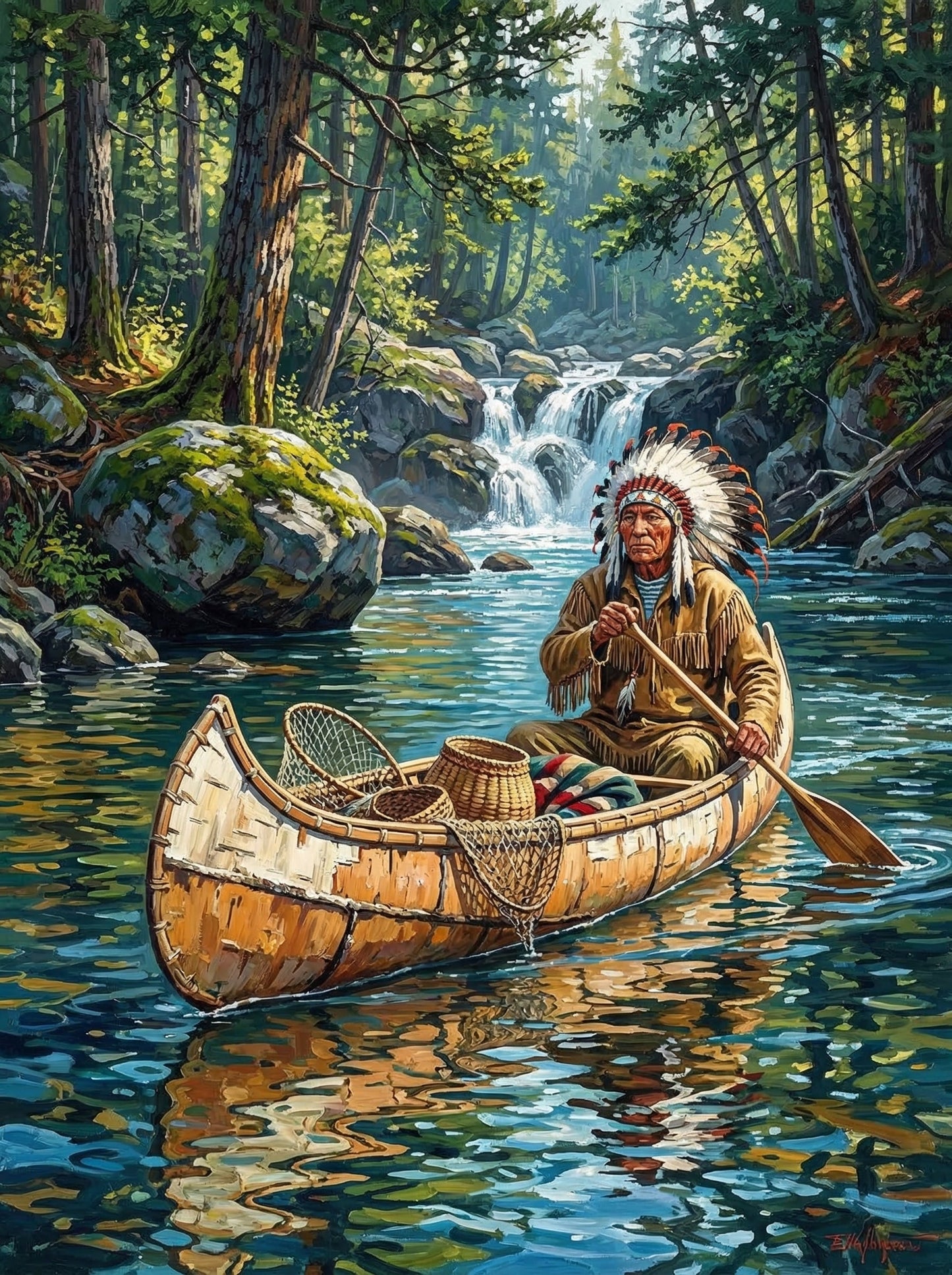 Native American River Journey (120 Colours)