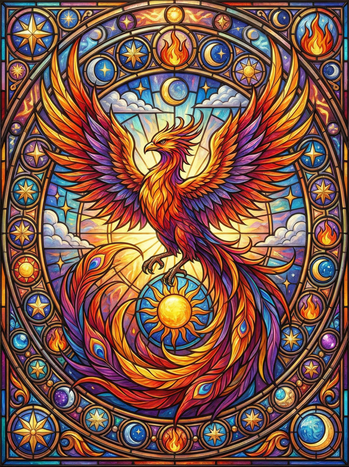 Phoenix Rising Fire (80 Colours)