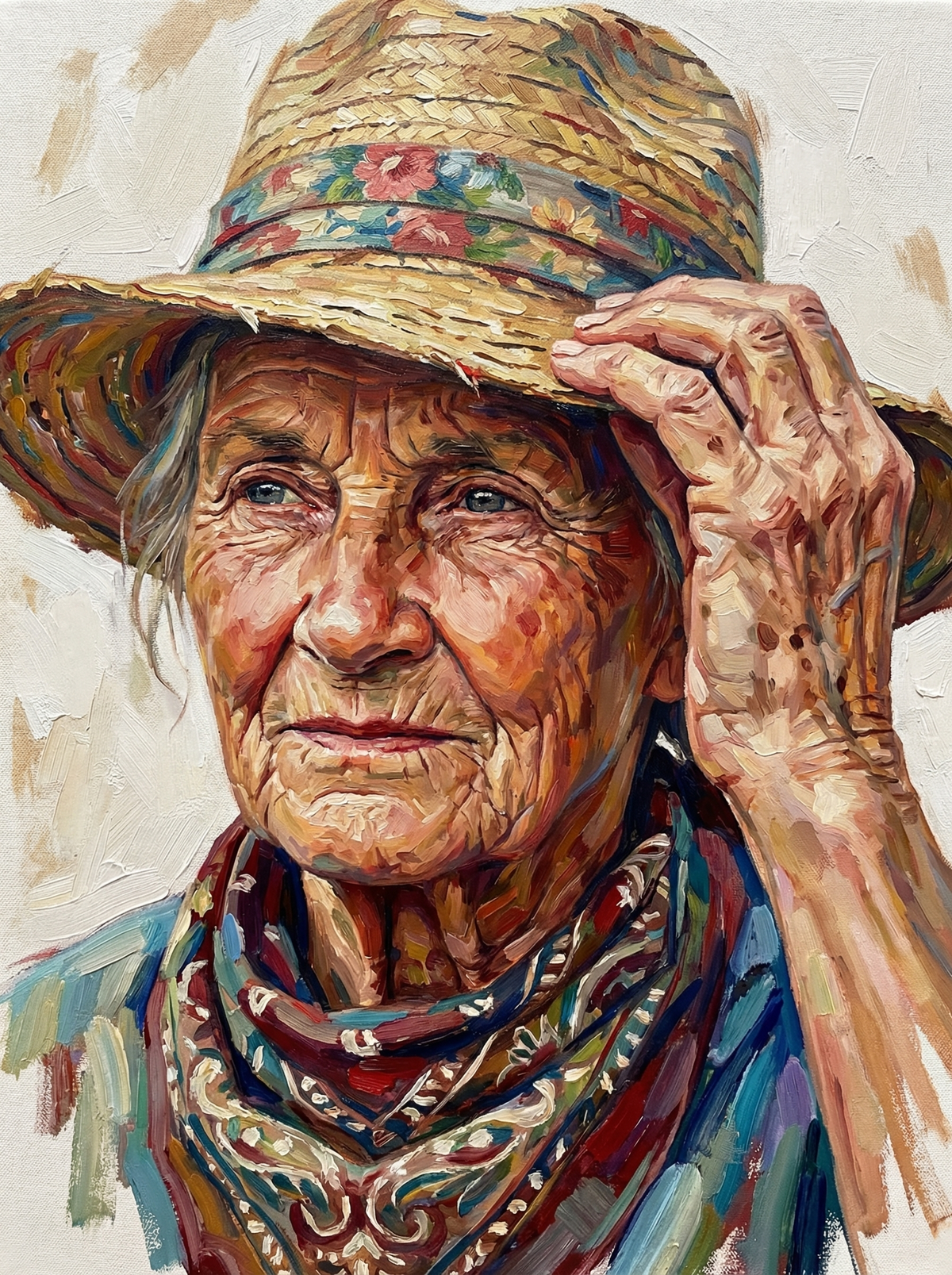 Rustic Farmer Portrait (80 Colours)