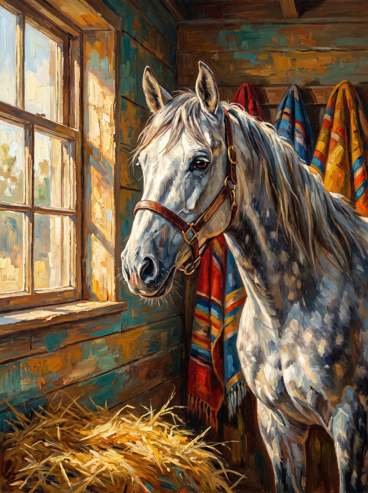 Rustic Window Pony (120 Colours)