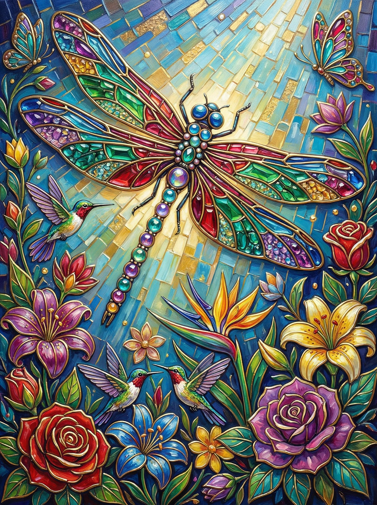 Dragonfly Blossoms (80 Colours)