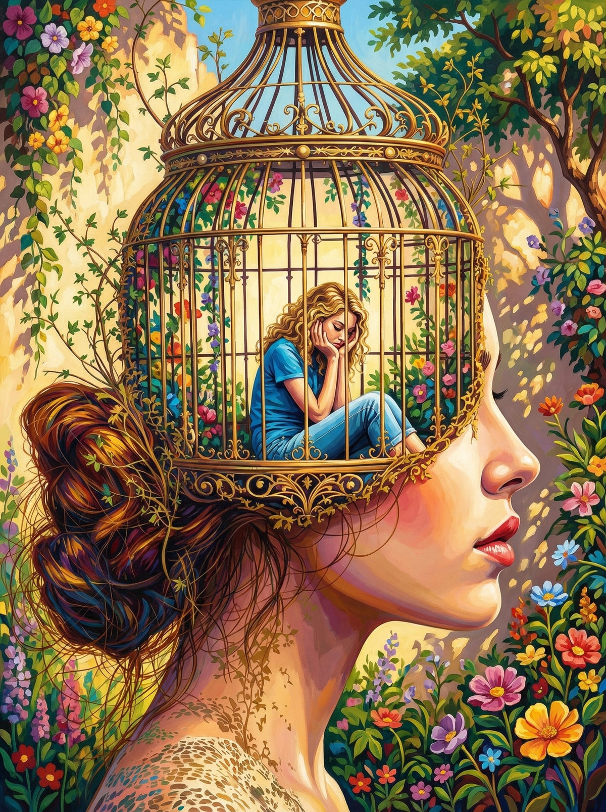Thoughts In Golden Cage (80 Colours)