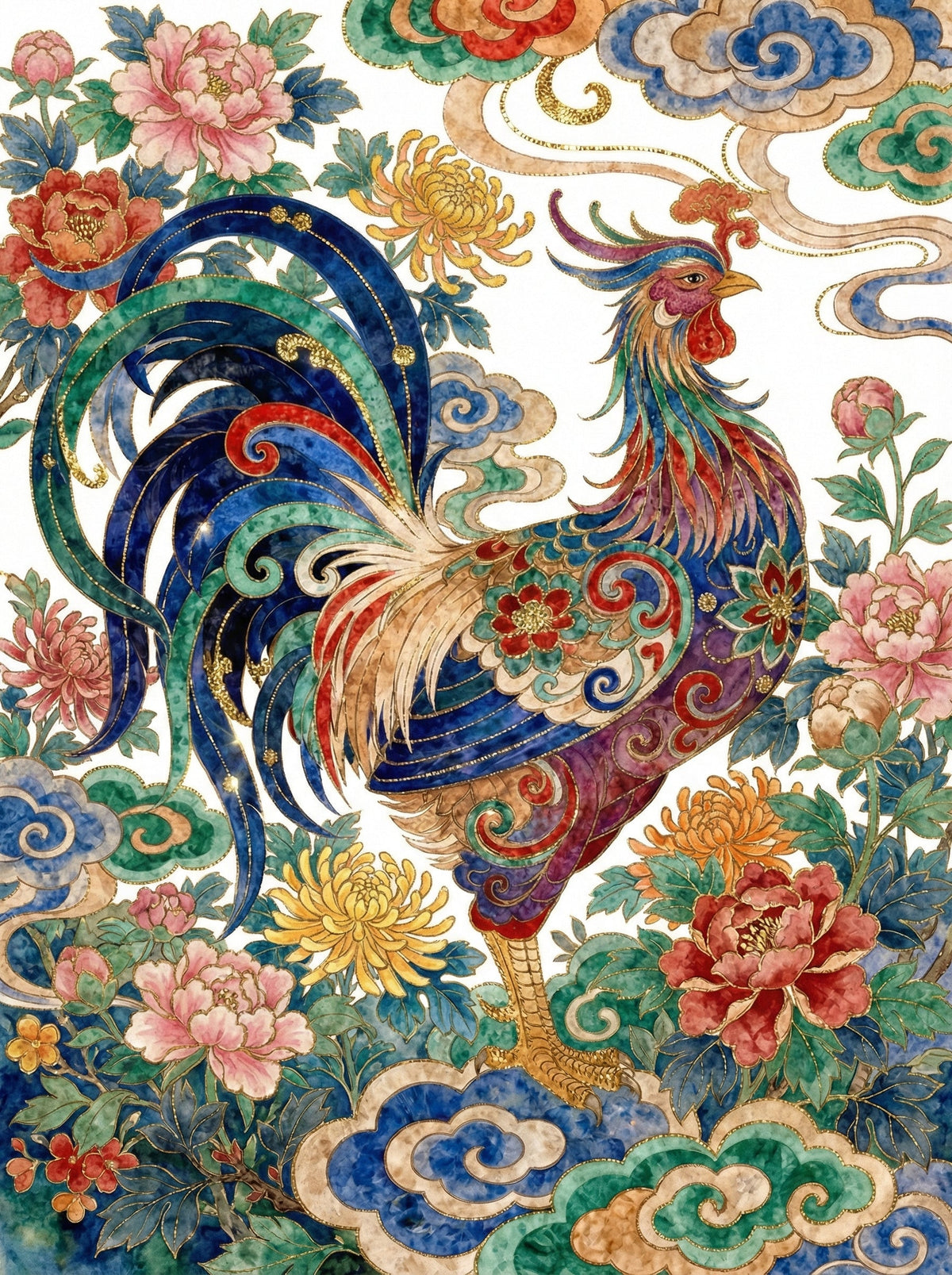 Imperial Blossom Rooster (80 Colours)