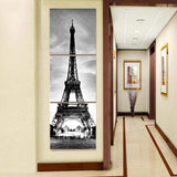 3PCS Multi Panel Eiffel Tower Diy Paint By Numbers Kits 