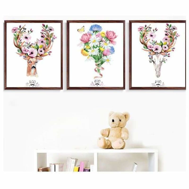 3PCS Multi Panel Paint by Numbers Kits PBN96870 Australia Paint By