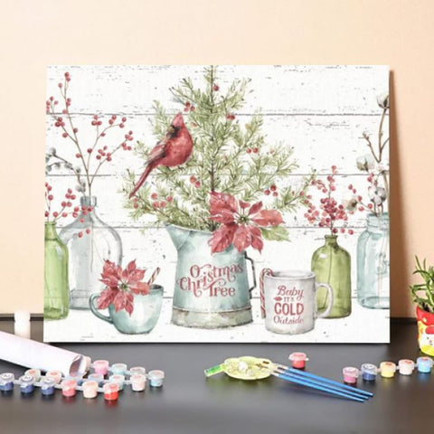 A Christmas Weekend I Shiplap – Paint By Numbers Kit