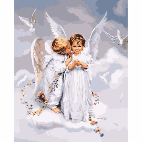 Angel Diy Paint By Numbers Kits WM-531 - NEEDLEWORK KITS