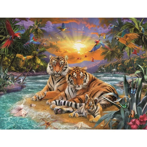 Animal Tiger Paint By Numbers Kits VM90974 - NEEDLEWORK KITS