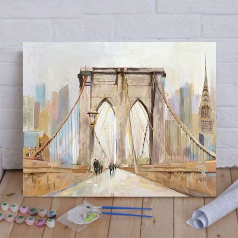 Brooklyn Bridge Walkway Paint By Numbers Kit Australia Paint By Numbers