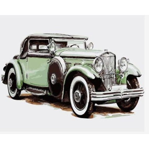 Car Diy Paint By Numbers Kits ZXB958-19 - NEEDLEWORK KITS