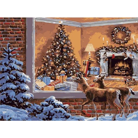 Christmas Diy Paint By Numbers Kits VM90596 - NEEDLEWORK KITS