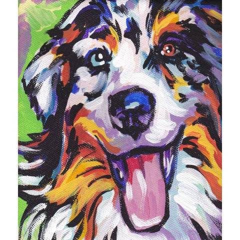 Colorful Dog Diy Paint By Numbers Kits VM97840 - NEEDLEWORK KITS