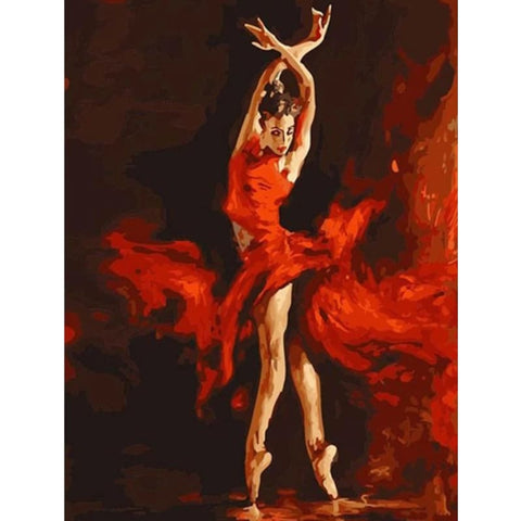 Dancer Diy Paint By Numbers Kits PBN90504 - NEEDLEWORK KITS