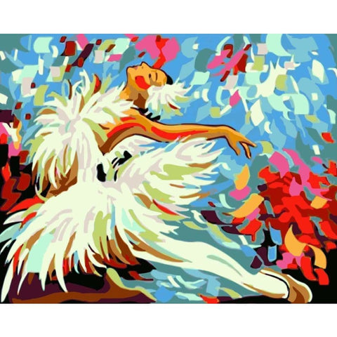 Dancer Diy Paint By Numbers Kits WM-876 ZXE245-17 - NEEDLEWORK KITS