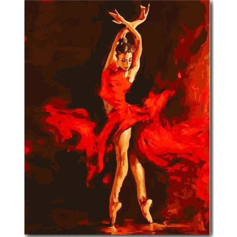 Dancer Diy Paint By Numbers Kits YM-4050-127 - NEEDLEWORK KITS