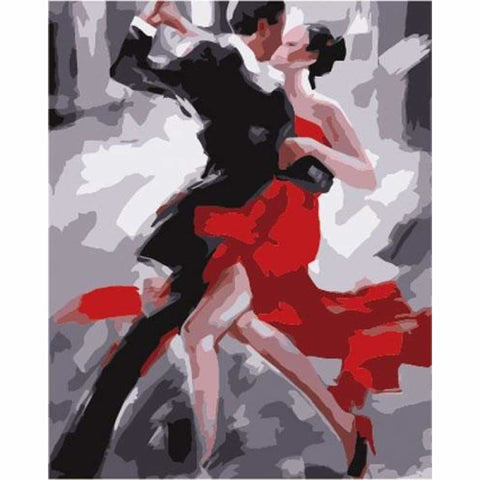 Dancer Diy Paint By Numbers Kits ZXE261-14 - NEEDLEWORK KITS