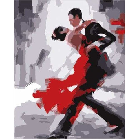 Dancer Diy Paint By Numbers Kits ZXE262-14 - NEEDLEWORK KITS