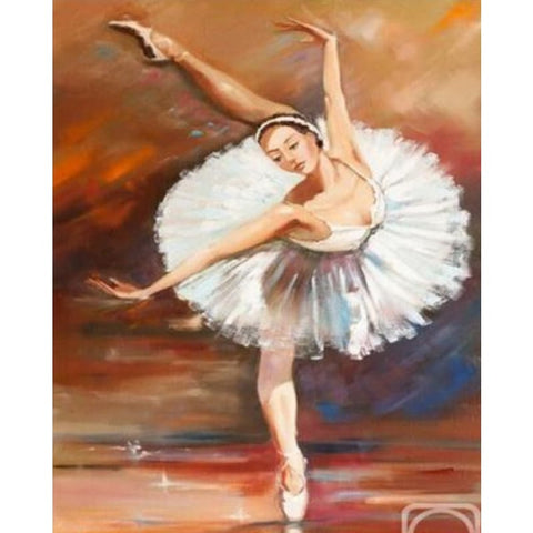 Dancer Diy Paint By Numbers Kits ZXQ2343-19 - NEEDLEWORK KITS