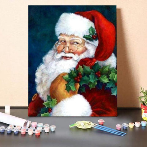 Decoration Santa Claus-Paint by Numbers Kit