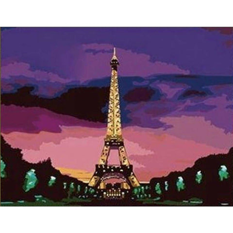 Eiffel Tower Diy Paint By Numbers Kits YM-4050-009 - NEEDLEWORK KITS