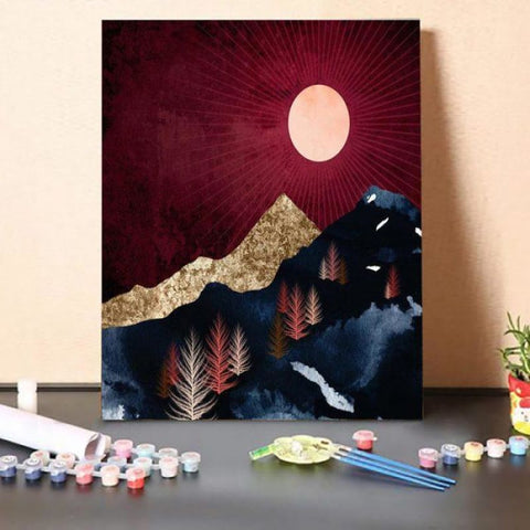 ferdasecPaint By Numbers Kit -Autumn Night