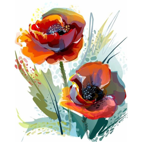 Flower Diy Paint By Numbers Kits VM97620 - NEEDLEWORK KITS