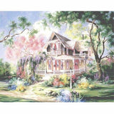 Landscape Cottage Diy Paint By Numbers Kits PBN90258 - NEEDLEWORK KITS