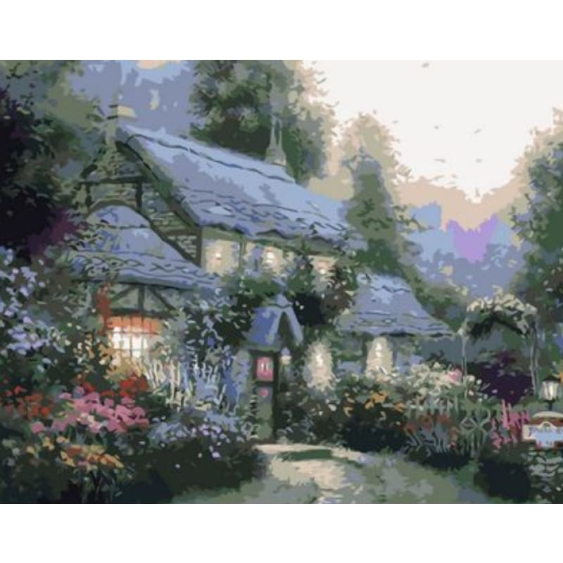 Landscape Cottage Diy Paint By Numbers Kits ZXQ2089 - NEEDLEWORK KITS
