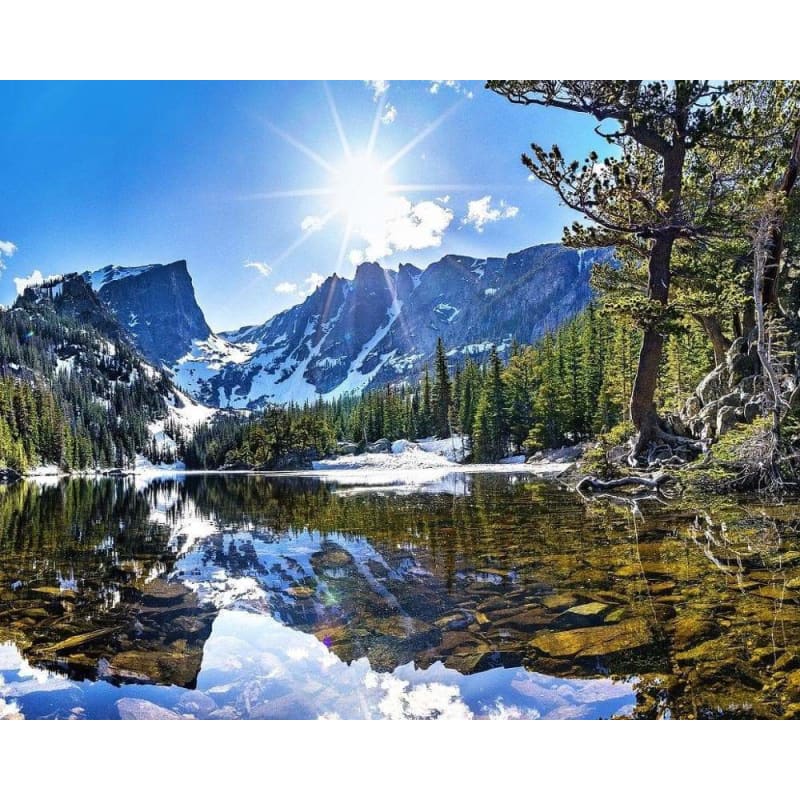 Landscape Mountain Diy Paint By Numbers Kits VM95363 - NEEDLEWORK KITS