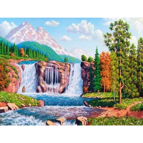 Landscape Nature Diy Paint By Numbers Kits PBN96302 - NEEDLEWORK KITS