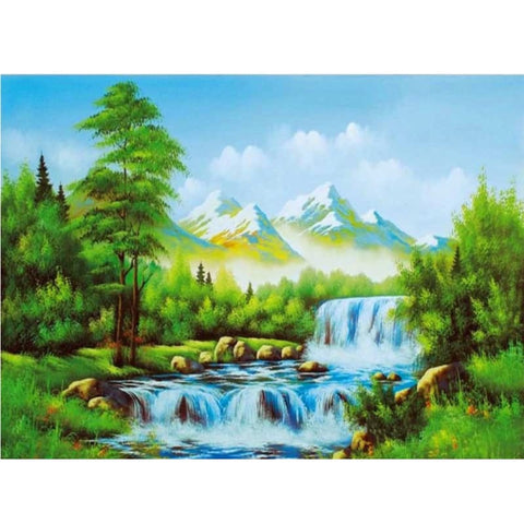 Landscape Nature Diy Paint By Numbers Kits PBN96303 - NEEDLEWORK KITS