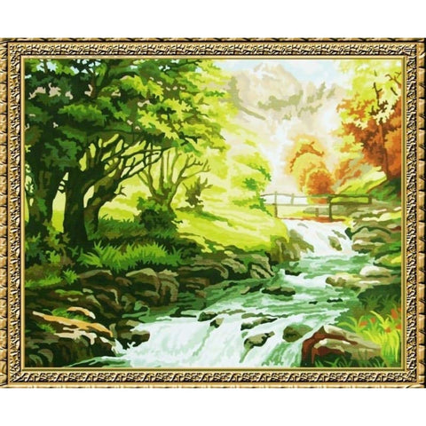 Landscape Nature Diy Paint By Numbers Kits YM-4050-073 - NEEDLEWORK KITS