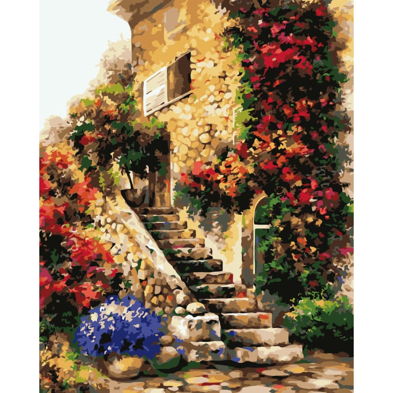 Landscape Village Diy Paint By Numbers Kits WM-198 – Australia Paint By ...