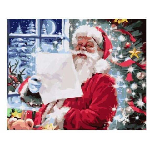 Letter To Santa Claus Diy Paint By Numbers Kits PBN95390 - NEEDLEWORK KITS